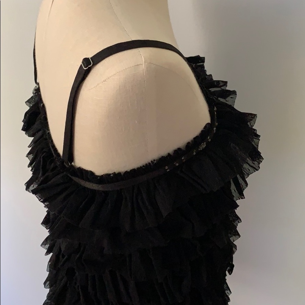 Black Ruffle Tank - Picture 6 of 6